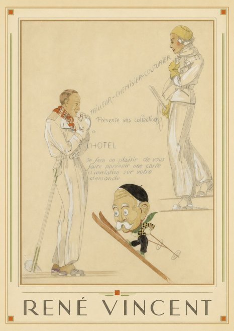 René Vincent Ttailleur-chemisier-couturier No1 - Póster