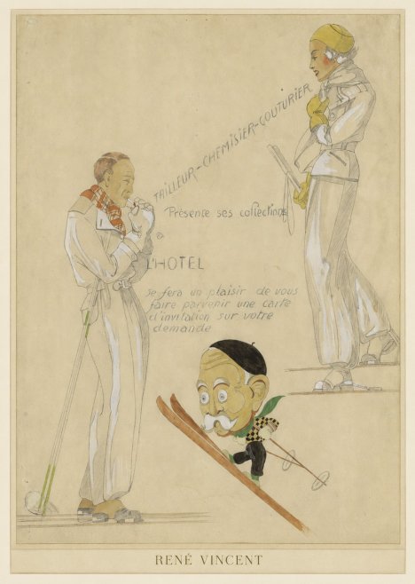 René Vincent Ttailleur-chemisier-couturier No3 - Póster