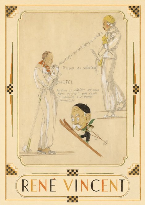 René Vincent Ttailleur-chemisier-couturier No6 - Póster