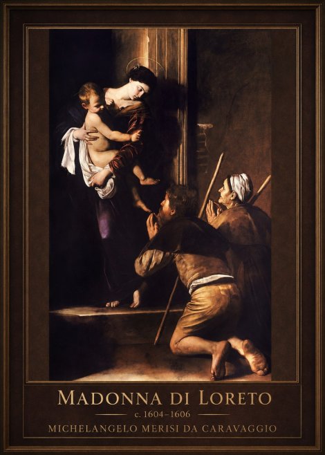Michelangelo Merisi da Caravaggio Madonna Di Loreto No3 - Póster