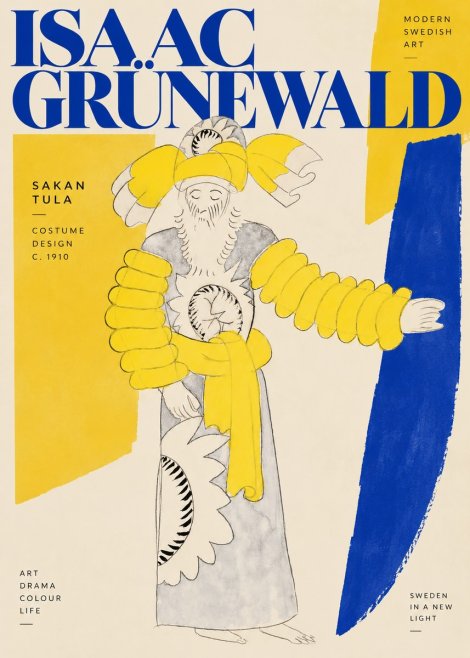 Isaac Grünewald Sakan Tula - Costume Design No2 - Póster