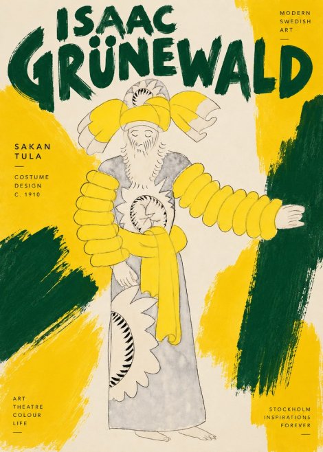 Isaac Grünewald Sakan Tula - Costume Design No4 - Póster