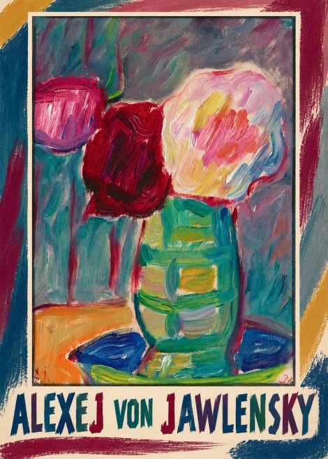 Alexej von Jawlensky Still Life with Flowers No1 - Póster