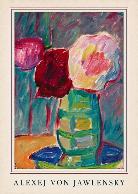 Alexej von Jawlensky Still Life with Flowers No4 - Póster