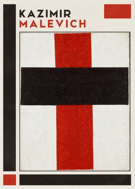 Kazimir Malevich Suprematist Composition I No1 - Póster