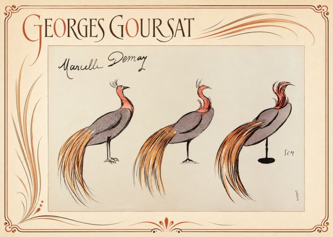 Georges Goursat Marcelle Demay No1 - Póster