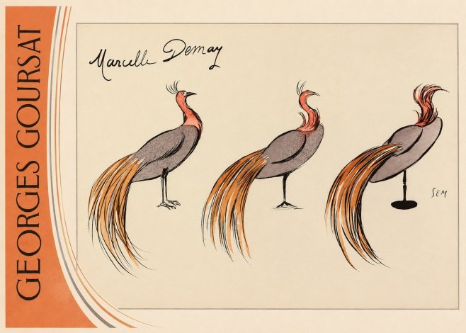 Georges Goursat Marcelle Demay No4 - Póster