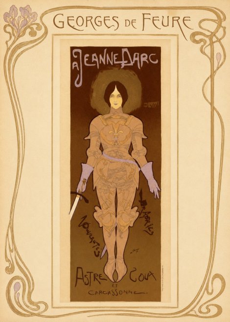 Georges de Feure Jeanne D'arc No1 - Póster