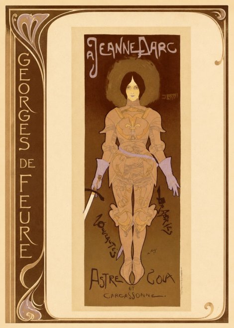 Georges de Feure Jeanne D'arc No2 - Póster