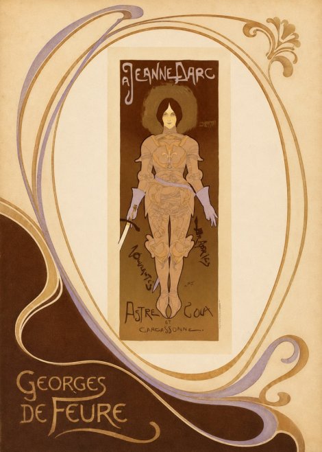 Georges de Feure Jeanne D'arc No3 - Póster