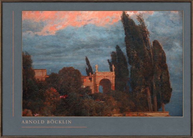 Arnold Böcklin Roman Villa No3 - Póster