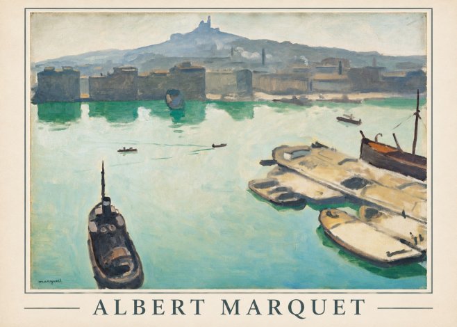 Albert Marquet Port of Marseille No1 - Póster