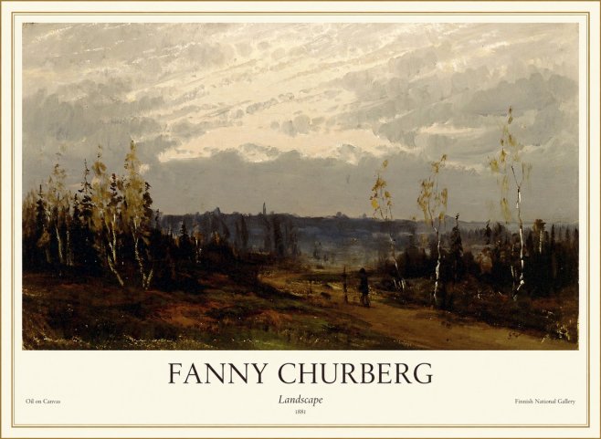 Fanny Churberg Landscape No1 - Póster