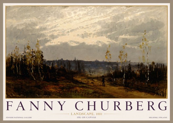 Fanny Churberg Landscape No3 - Póster