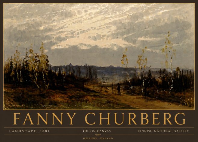 Fanny Churberg Landscape No6 - Póster