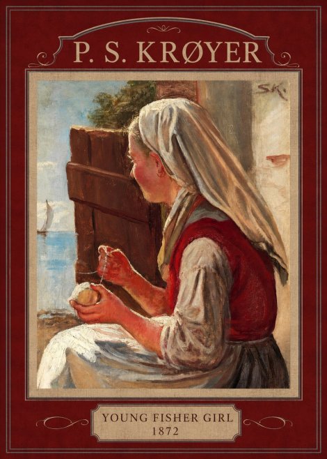 P.S. Krøyer Young Fisher Girl No4 - Póster