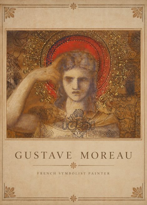 Gustave Moreau L'apparition II No1 - Póster