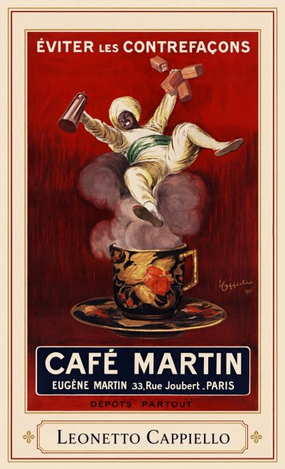 Leonetto Cappiello Café Martin No1 - Póster