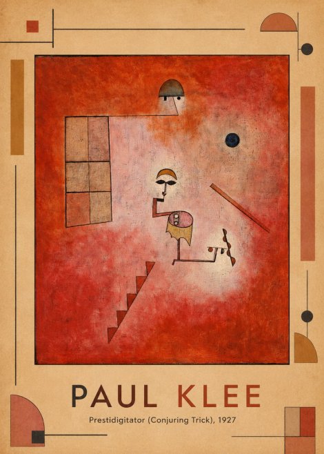 Paul Klee Prestidigitator (Conjuring Trick), 1927 No1 - Póster
