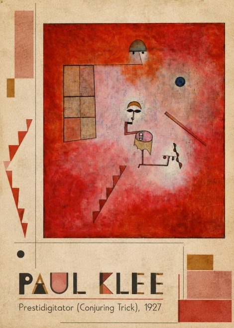 Paul Klee Prestidigitator (Conjuring Trick), 1927 No2 - Póster