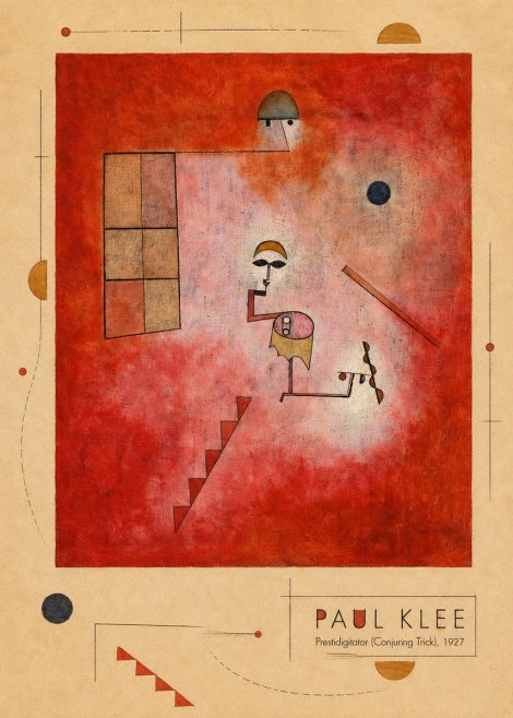 Paul Klee Prestidigitator (Conjuring Trick), 1927 No5 - Póster