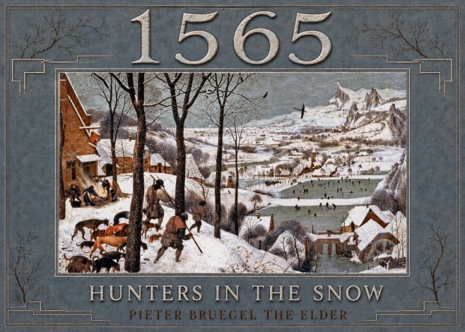 Pieter Bruegel Hunters in the Snow No6 - Póster