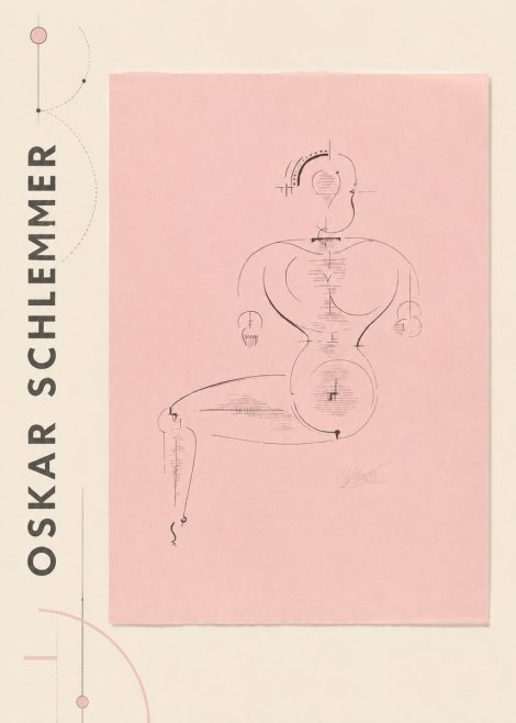 Oskar Schlemmer Figur L 1 No2 - Póster