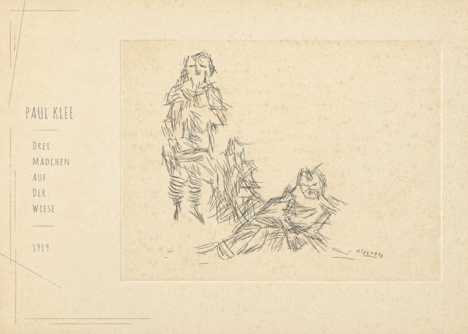 Paul Klee Drei Mädchen Auf D. Wiese No5 - Póster