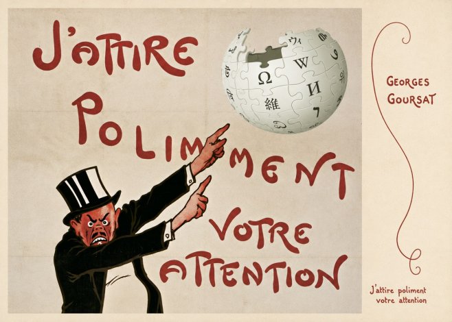 Georges Goursat J'attire Poliment Votre Attention No6 - Póster