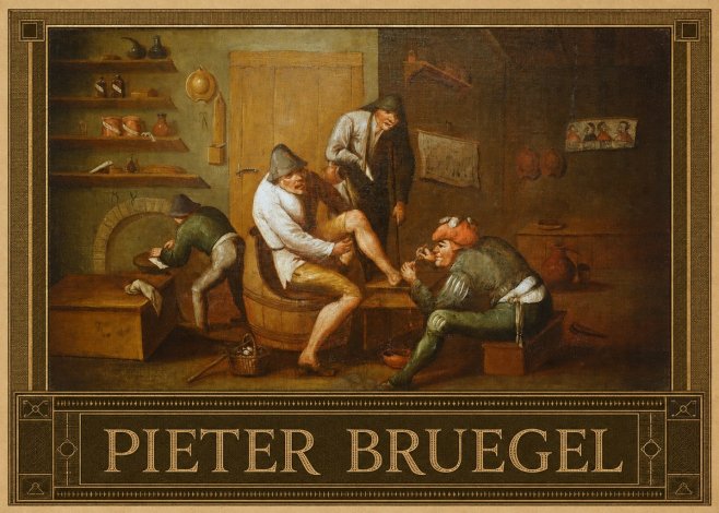 Pieter Bruegel The Foot Operation No3 - Póster