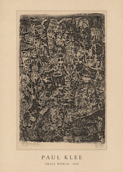 Paul Klee Small World No4 - Póster