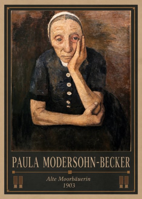 Paula Modersohn-Becker Alte Moorbäuerin No1 - Póster