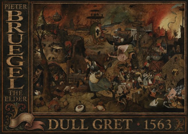Pieter Bruegel Dull Gret III No3 - Póster