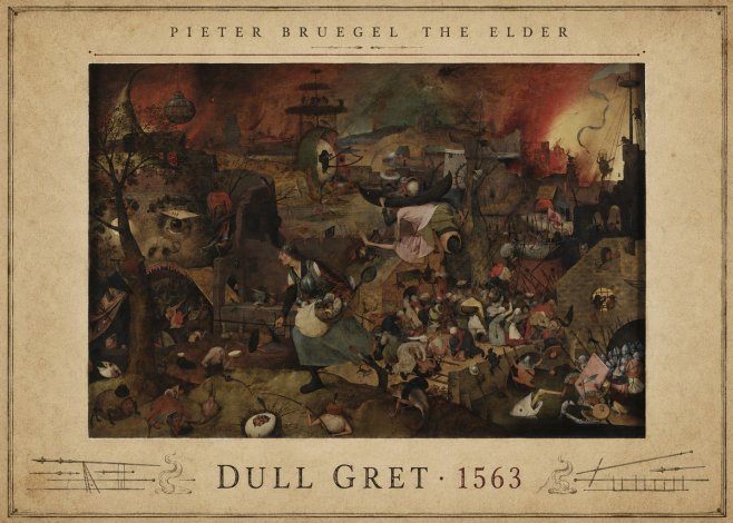 Pieter Bruegel Dull Gret III No4 - Póster
