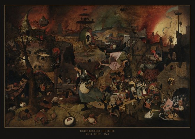 Pieter Bruegel Dull Gret III No6 - Póster