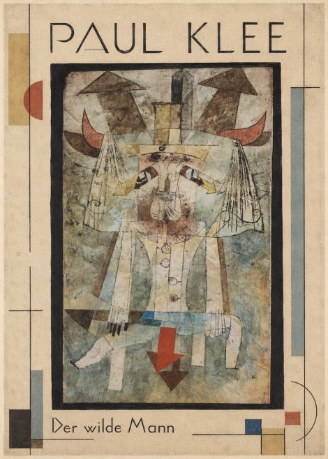 Paul Klee Der Wilde Mann No1 - Póster