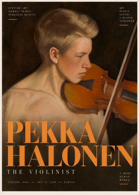 Pekka Halonen The Violinist No6 - Póster