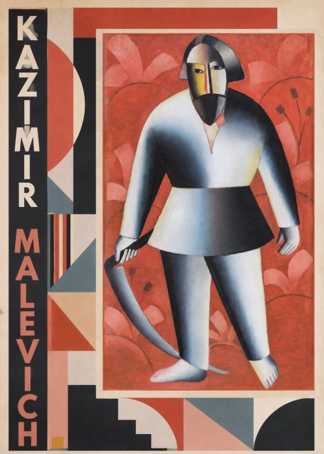 Kazimir Malevich Peasant with Scythe No2 - Póster