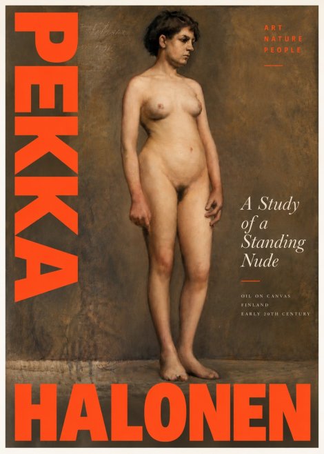 Pekka Halonen A Study of a Standing Nude No3 - Póster