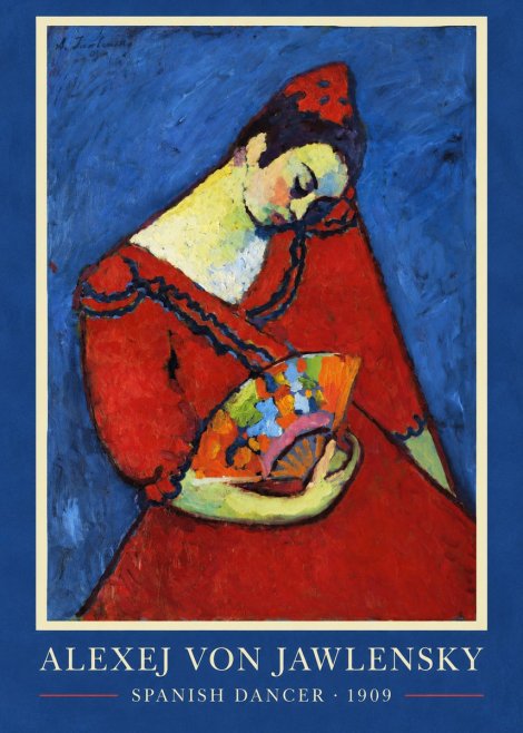 Alexej von Jawlensky Spanish Dancer No3 - Póster
