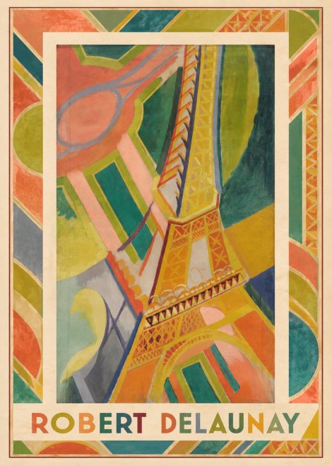 Robert Delaunay The Eiffel Tower No3 - Póster