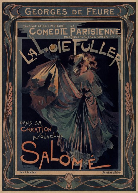 Georges de Feure La Loïe Fuller - Salomé III No1 - Póster