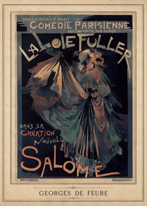 Georges de Feure La Loïe Fuller - Salomé III No3 - Póster