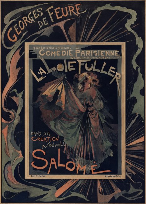 Georges de Feure La Loïe Fuller - Salomé III No4 - Póster