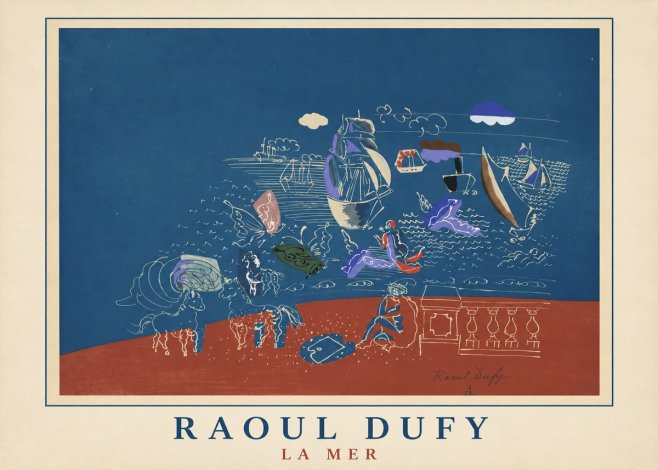 Raoul Dufy La Mer No4 - Póster
