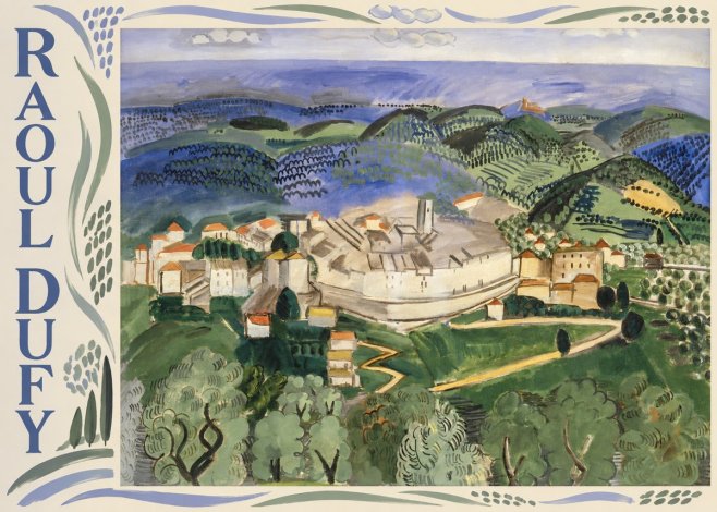 Raoul Dufy Vue De Vence No2 - Póster