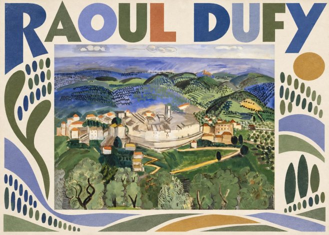 Raoul Dufy Vue De Vence No3 - Póster