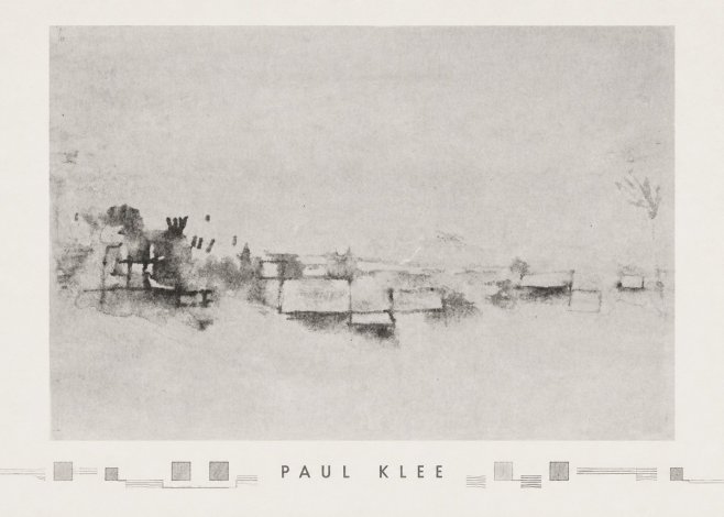 Paul Klee View of the Valley No3 - Póster