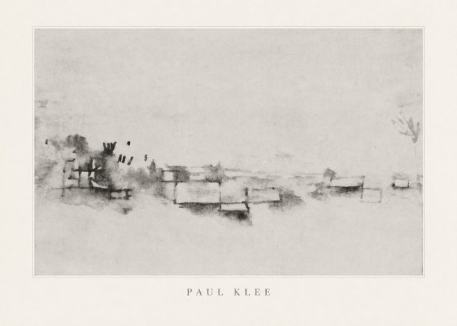 Paul Klee View of the Valley No4 - Póster