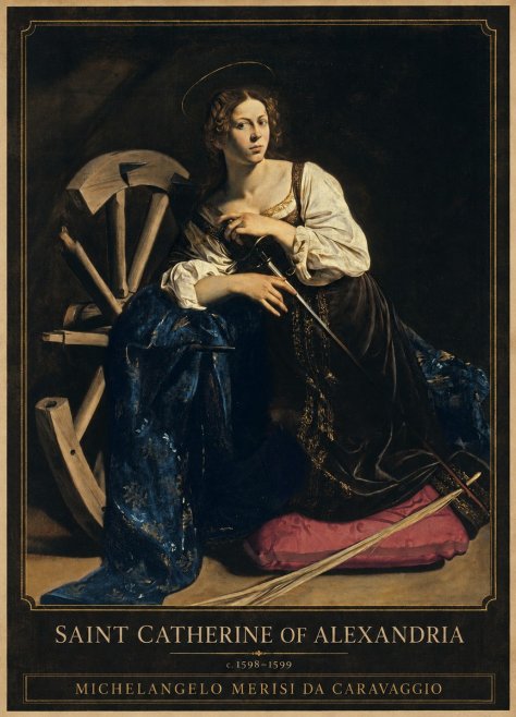 Michelangelo Merisi da Caravaggio Saint Catherine of Alexandria II No3 - Póster